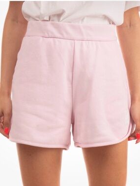 Cheap Monday Light Pink Athletic Shorts with Pockets